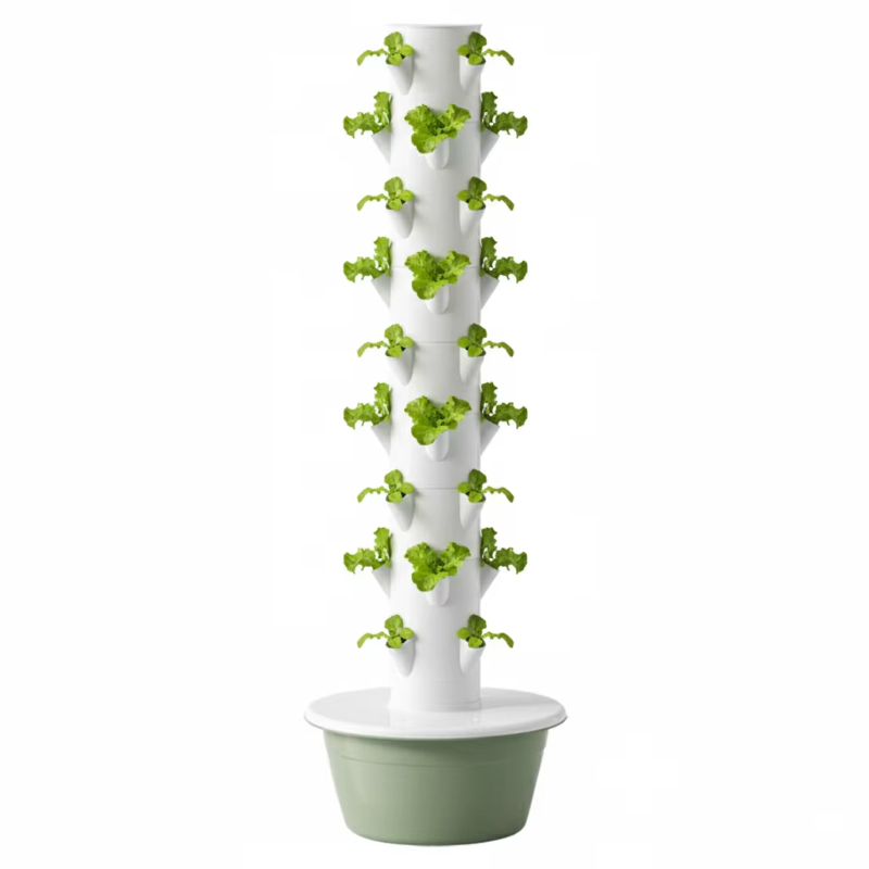 Hydroponic Tower Planter - نظام زراعة عمودي هيدروبوني بـ 9