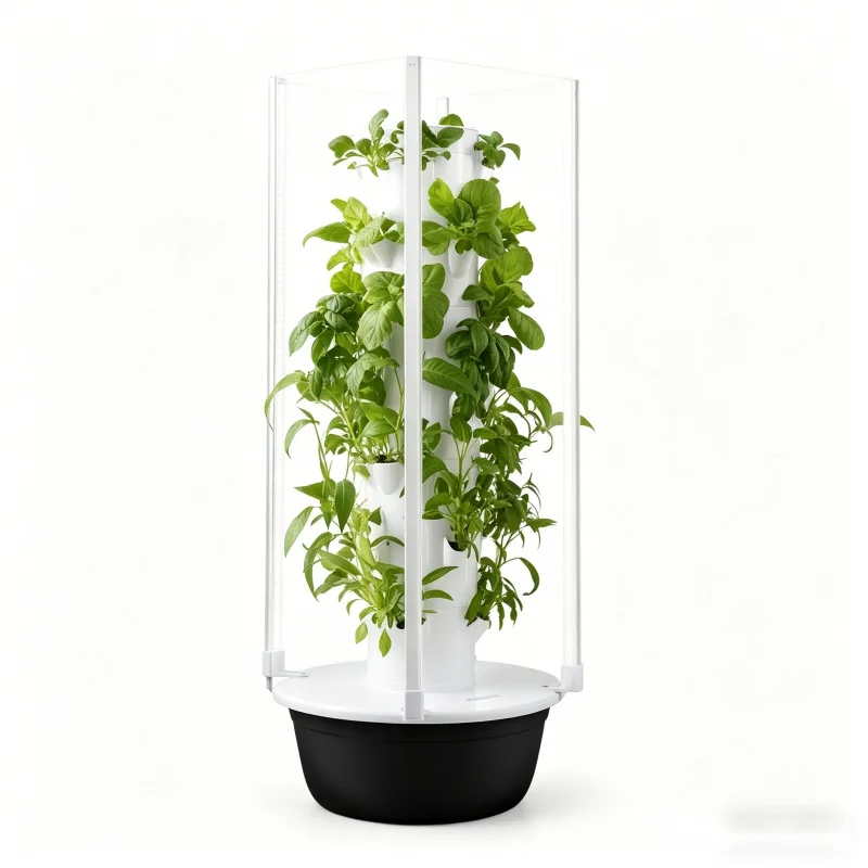 Hydroponic Tower Planter - برج زراعة مائية ذكي بخمس طبقات
