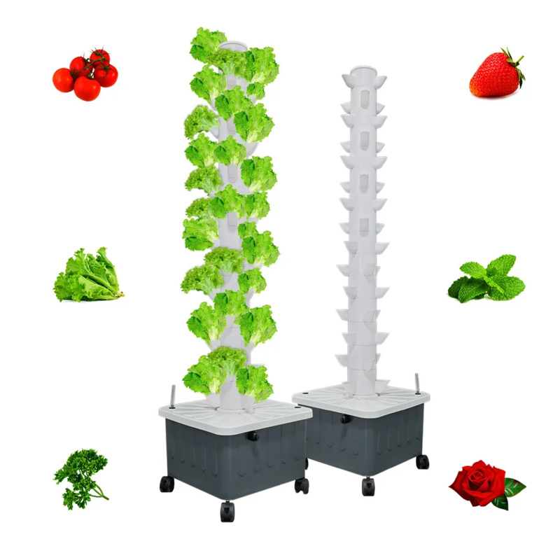 Hydroponic Tower Planter - حديقة المنزل برج الزراعة المائية العمودي