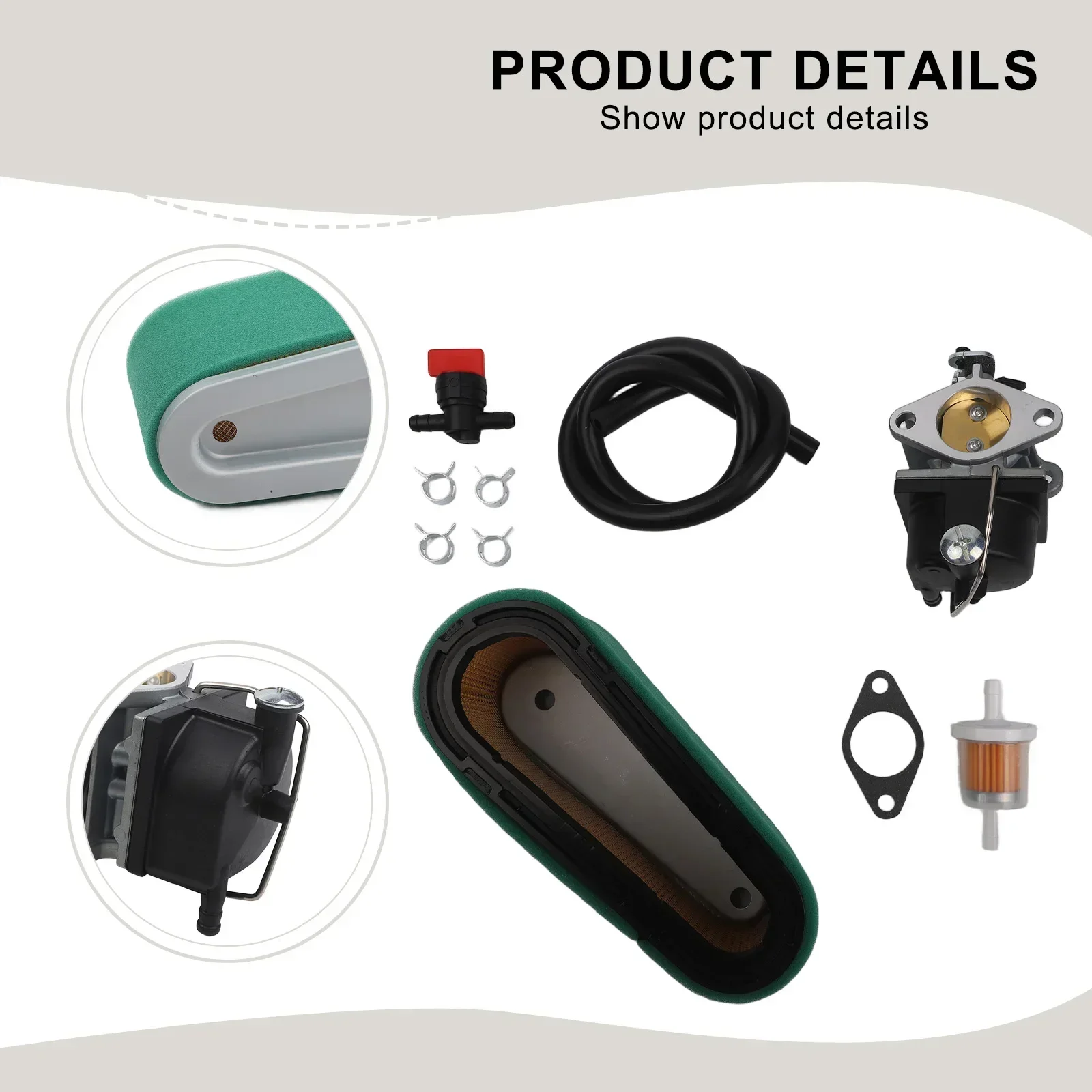 Carbon Filter Inline - طقم كاربراتير ممتاز لمحركات OHV125 وOHV130