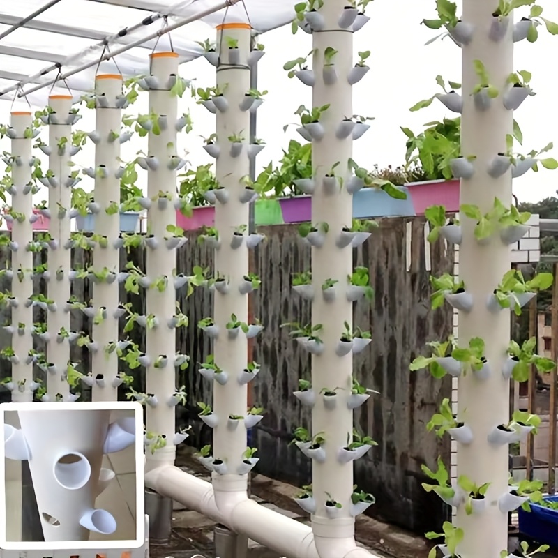 Hydroponic Tower Planter - 10 مجموعة لتقوم بها بنفسك الأواني