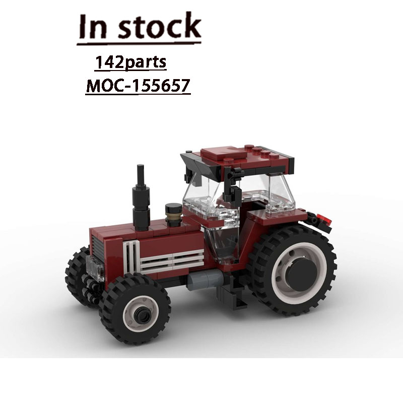 Urban Farming And Urban Agriculture - MOC-155657 نموذج مكعبات بناء جرار زراعي