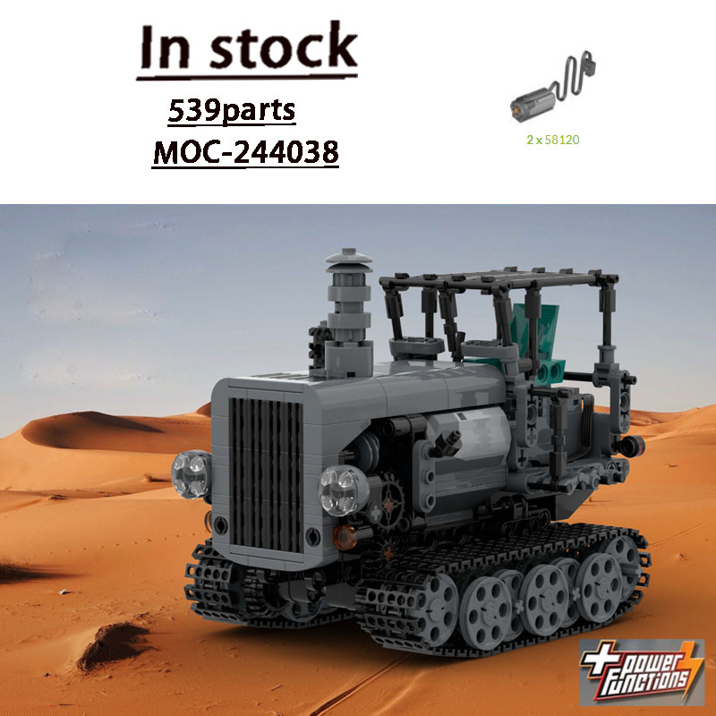 Urban Farming And Urban Agriculture - MOC-244038 نموذج مكعبات بناء جرار زراعي