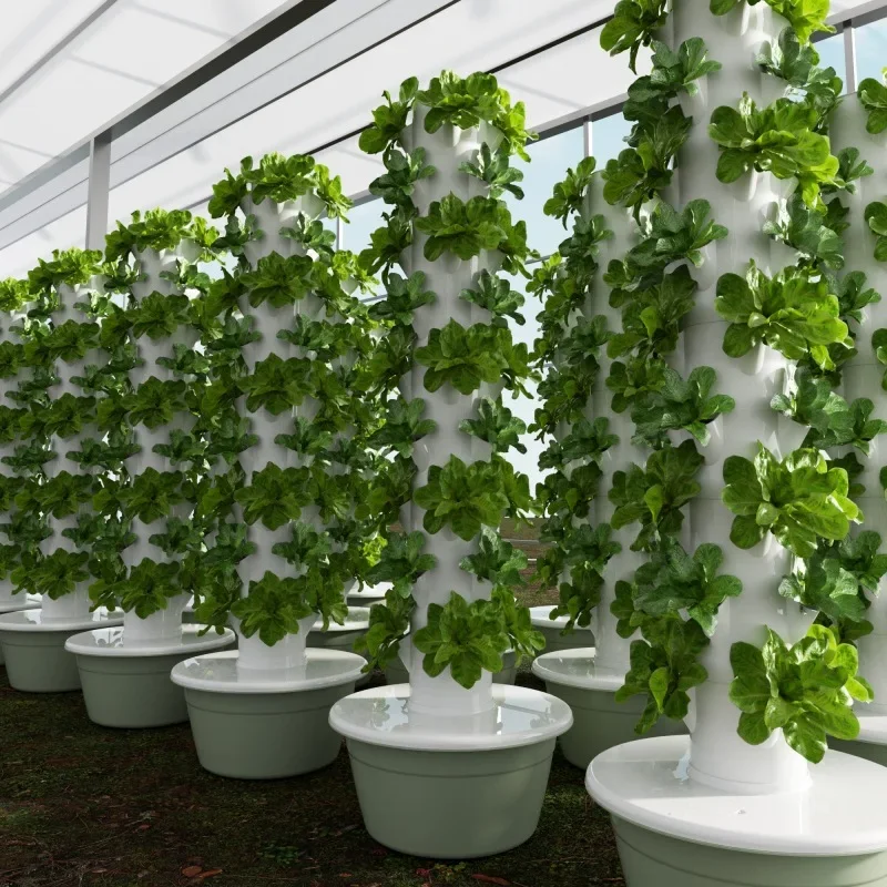 نظام زراعة الخضروات الذكي المن - مراجعة Hydroponic Tower Planter وسعره