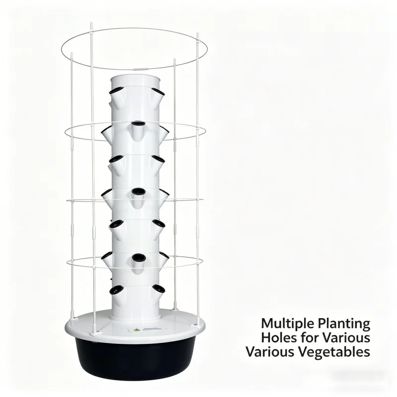 برج زراعة عمودي ذكي من سبيس تر - مراجعة Hydroponic Tower Planter وسعره