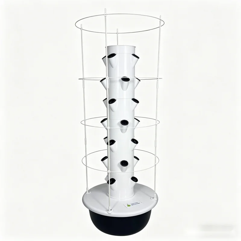 برج زراعة عمودي ذكي بـ 9 طبقات - مراجعة Hydroponic Tower Planter وسعره