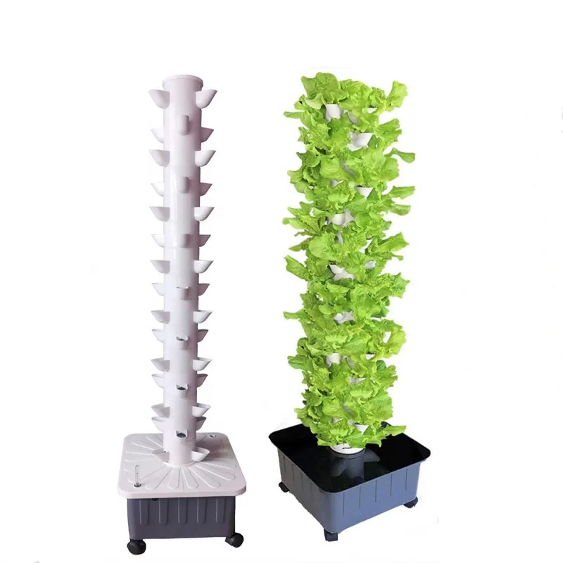 حديقة المنزل برج الزراعة المائ - مراجعة Hydroponic Tower Planter وسعره
