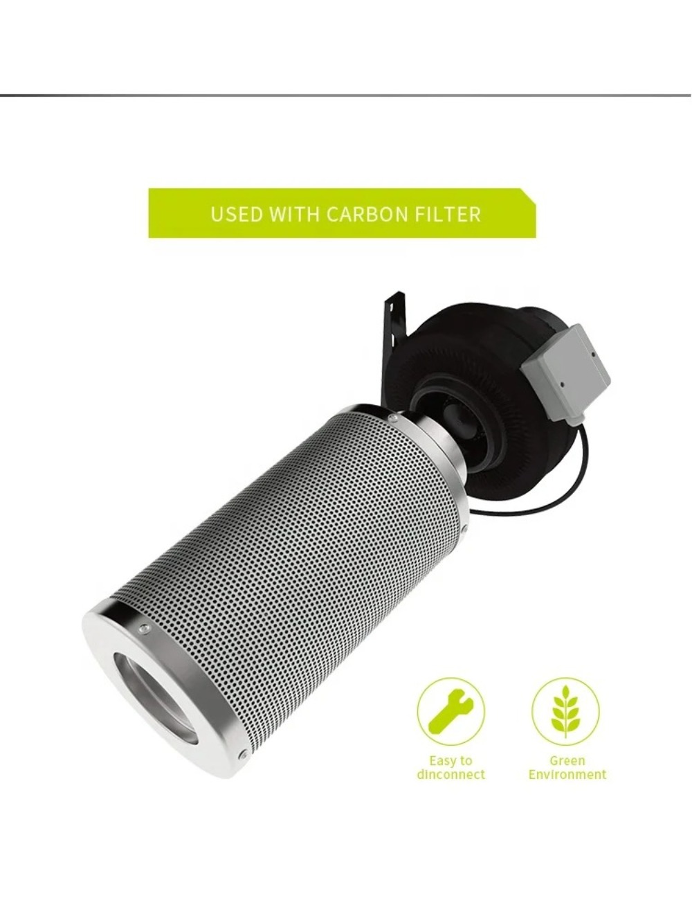 مرشحات كربون مروحة مدمجة على ش - مراجعة Carbon Filter Inline وسعره
