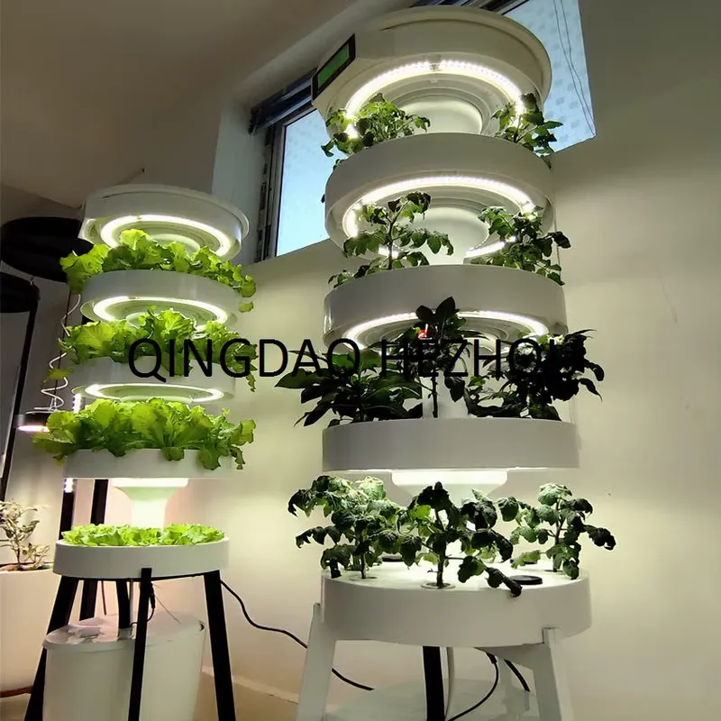 نظام الزراعة المائية الذكي من  - مراجعة Hydroponic Tower Planter وسعره