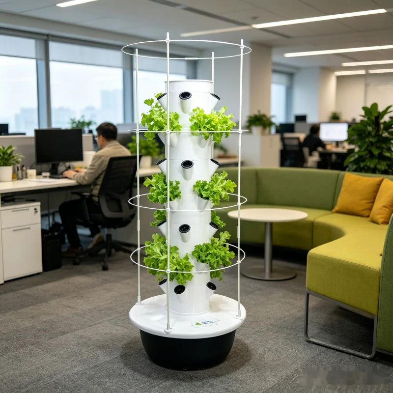 برج زراعة عمودي هيدروبونيك ذكي - مراجعة Hydroponic Tower Planter وسعره