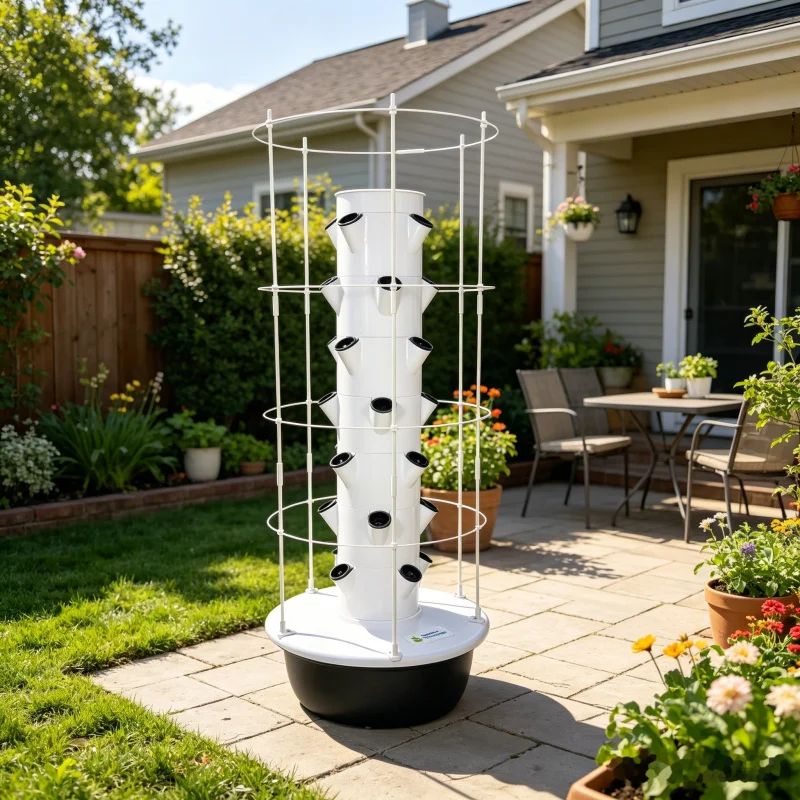 برج زراعة عمودي هيدروبونيك ذكي - مراجعة Hydroponic Tower Planter وسعره