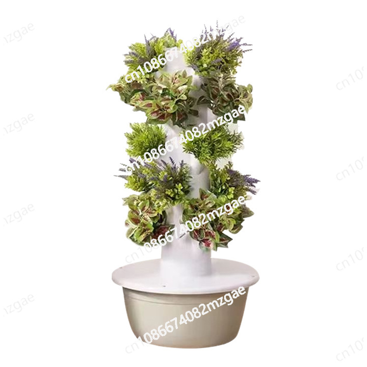 برج مائي مع ضوء LED للنمو معدا - مراجعة Hydroponic Tower Planter وسعره