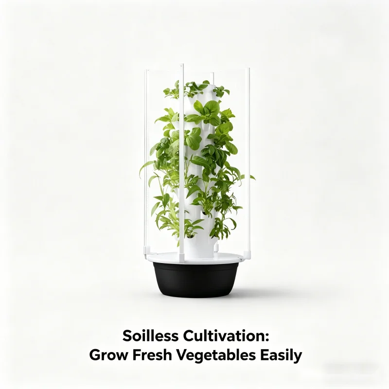 نظام زراعة عمودي ذكي من SpaceT - مراجعة Hydroponic Tower Planter وسعره