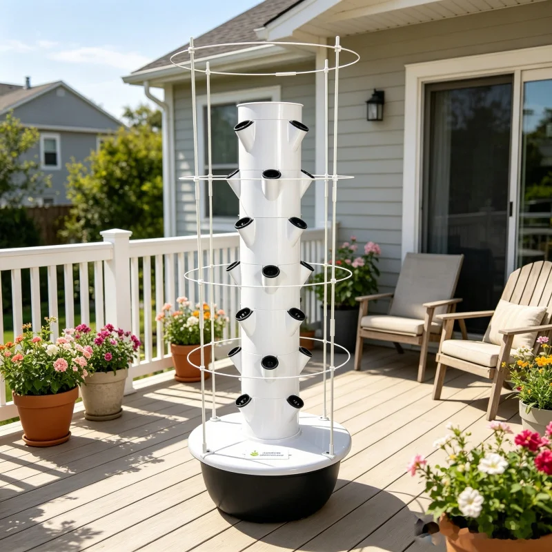 برج زراعة عمودي هيدروبونيك من  - مراجعة Hydroponic Tower Planter وسعره