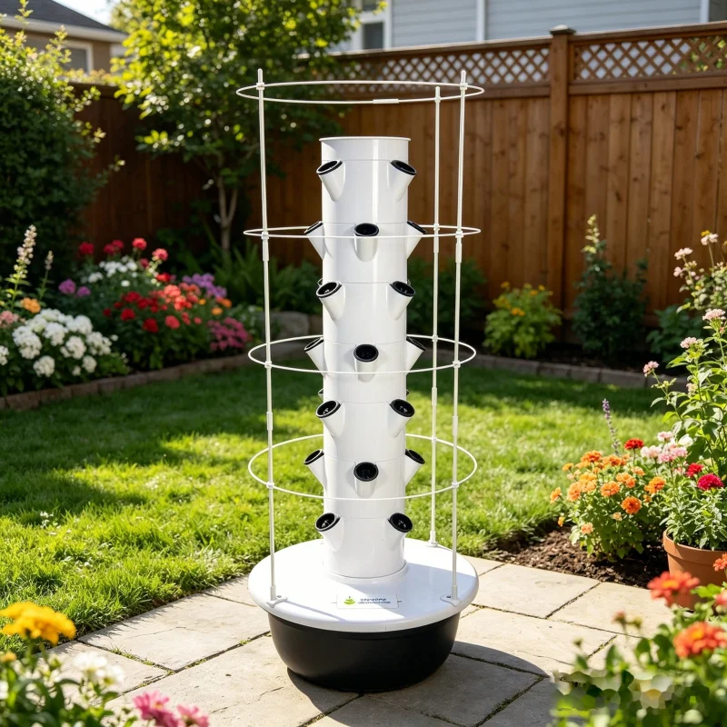 برج زراعة عمودي هيدروبونيك من  - مراجعة Hydroponic Tower Planter وسعره