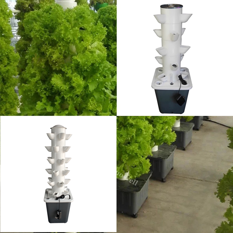 برج الزراعة المائية العمودية ا - مراجعة Hydroponic Tower Planter وسعره