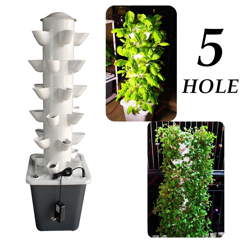 برج الزراعة المائية العمودية ا - مراجعة Hydroponic Tower Planter وسعره