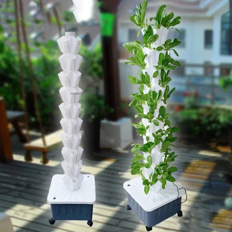 نظام زراعة عمودي هيدروبونيك لل - مراجعة Hydroponic Tower Planter وسعره