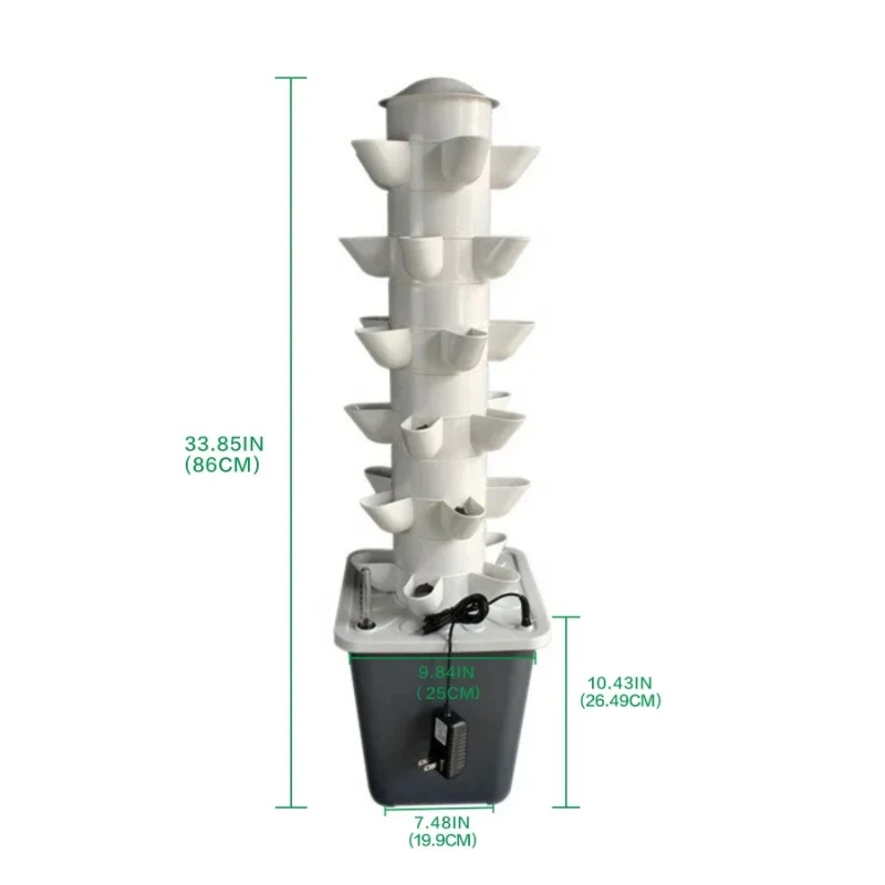 【عرض ساخن】نظام زراعة مائي صغير - مراجعة Hydroponic Tower Planter وسعره