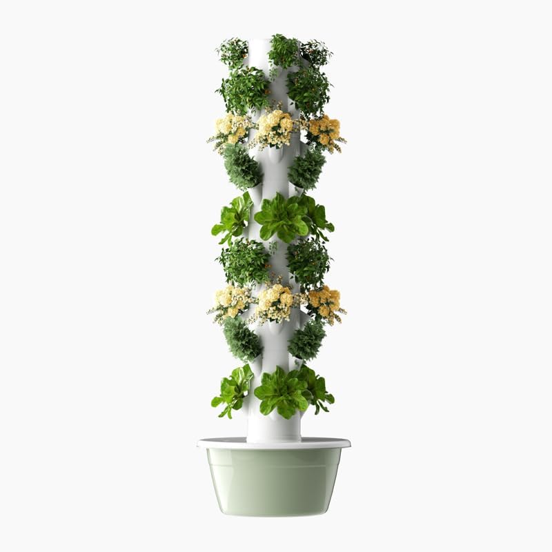 برج زراعة عمودي هيدروبوني للخض - مراجعة Hydroponic Tower Planter وسعره